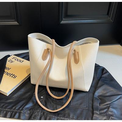 Bag Women's 2024 New Model, Popular This Year, Large-capacity Tote Bag, Autumn and Winter Versatile Casual Shoulder Commuter Bag