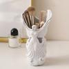 Desk Organizer for Office 3D Printed Angel Wings Vase & Pen Holder, Sculpture Unique Home Accessories Desktop Decor, Multi?Functional Dry