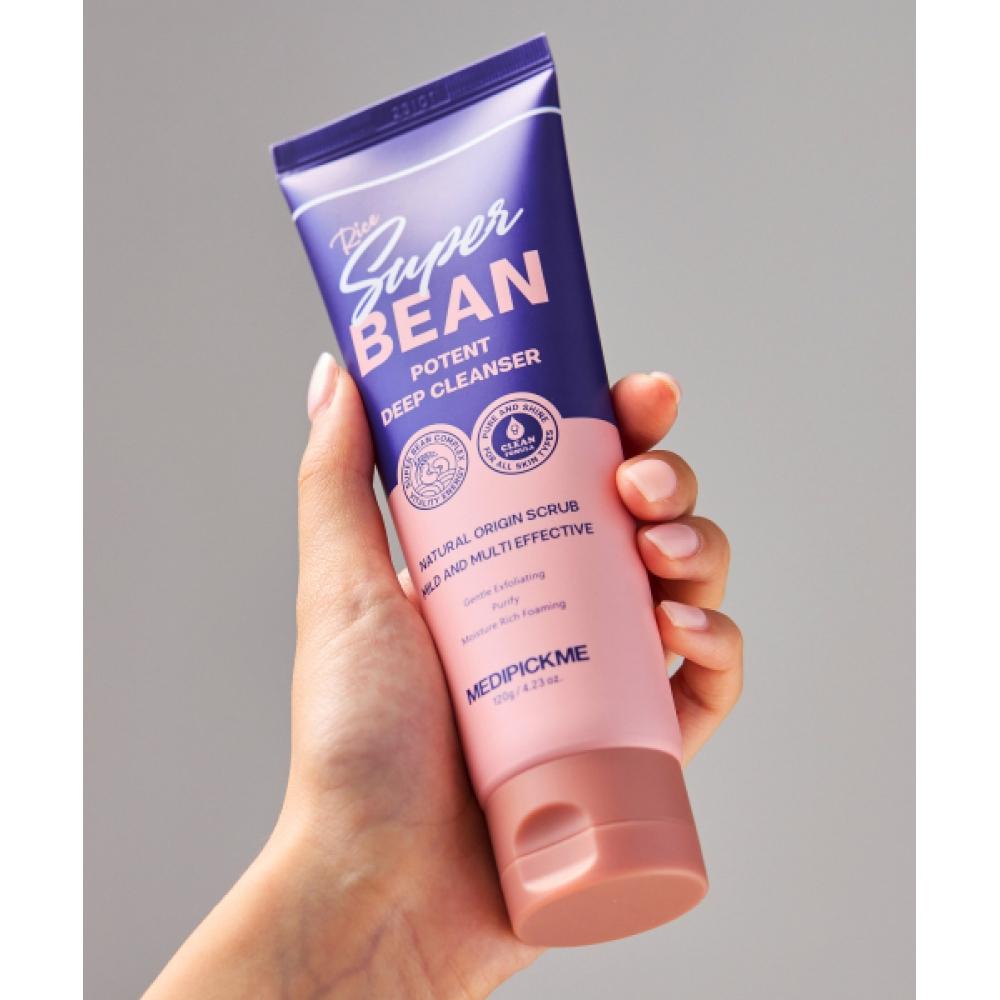 Medipickme Rice Super Bean Keratin Grain Pack Deep Cleansing Foam 120g
