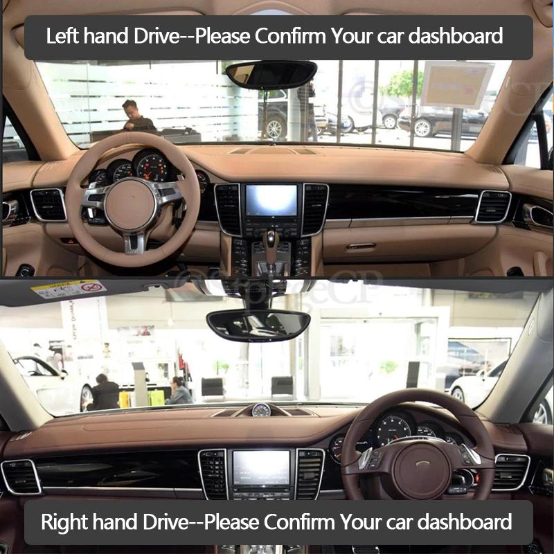 Dashboard Cover Pad Shade Dashmat Protect Carpet Accessories for Porsche Panamera 2010~2016 Turbo GTS S Anti-Slip Anti-UV Mat
