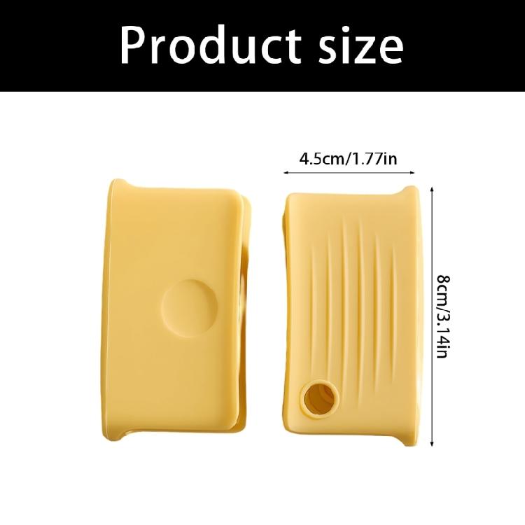 High Heat Resistant Silicone Handle Cover for Pots and Pan Nonslip Secures Grip Handle Sleeve Cooking Supplies