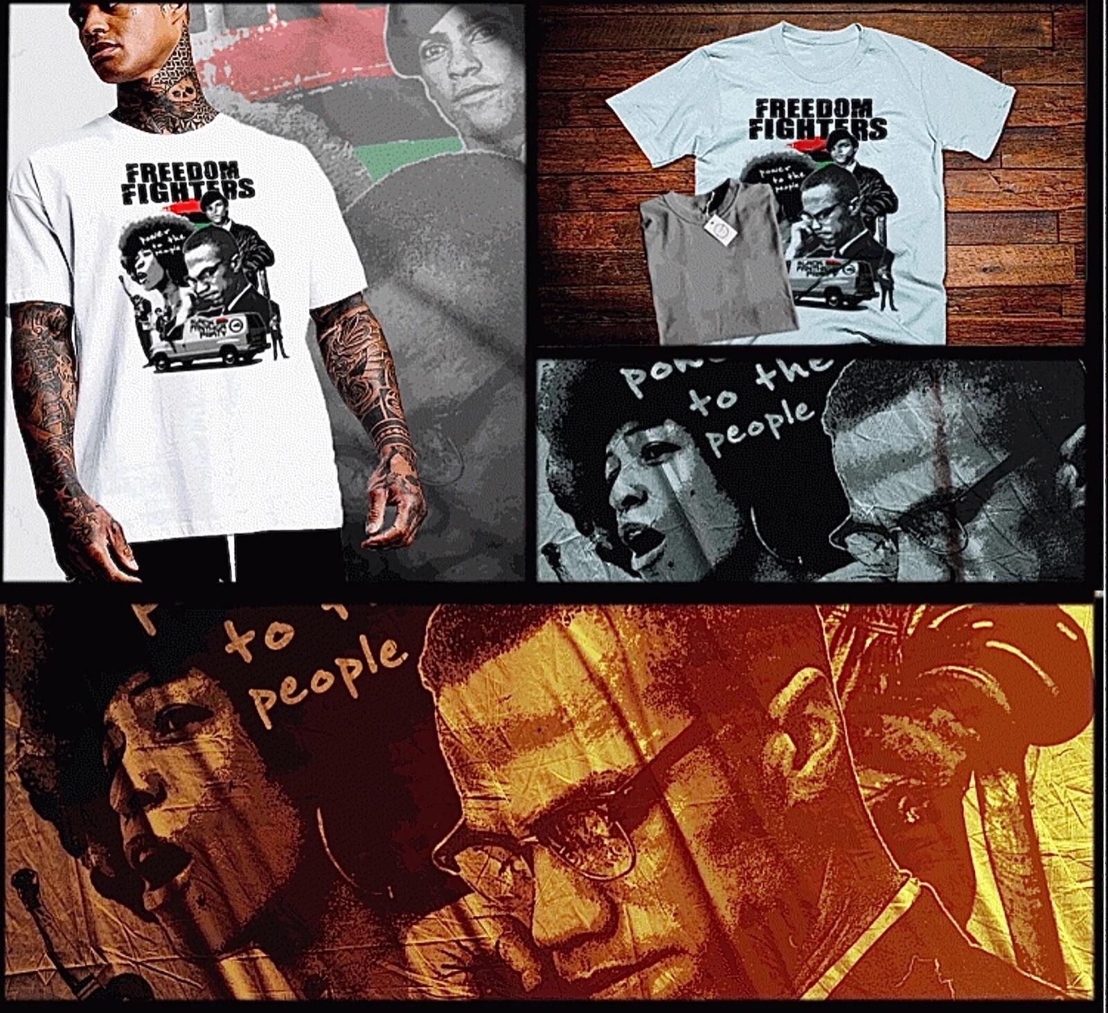 

Black History Month T-shirt Angela Davis And Malcolm X Civil Rights Leader 2XL