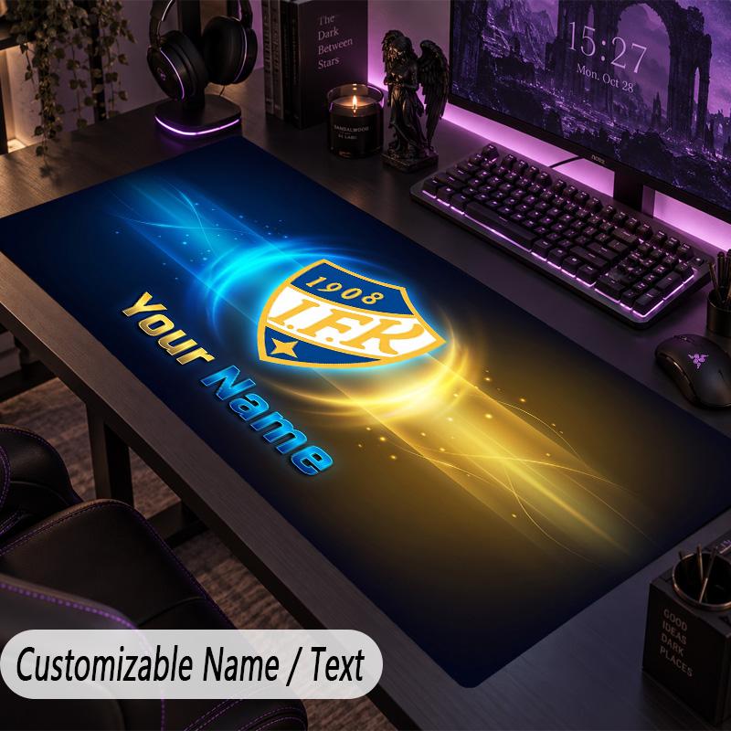 Large Mouse Padifk Göteborg Custom Name Text Personalized Desk Mat Non Slip Gaming Pad