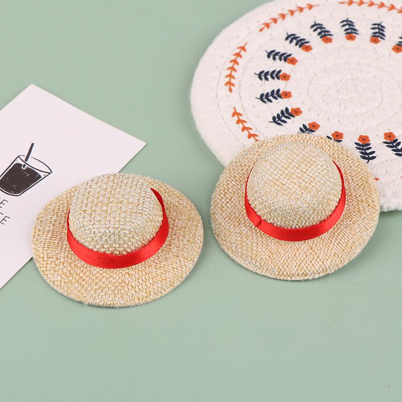 1 шт. кукольный домик кукольная соломенная шляпа солнцезащитный колпак для кукольной — фото 11