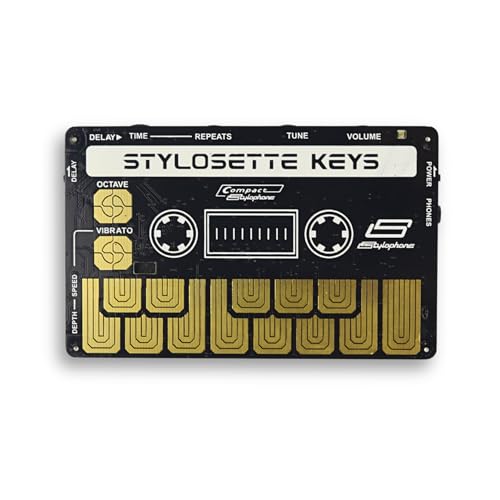 Transform your banana into a musical instrument! [Exclusive Distributor] Stylophone Stylosette [Transform fruits, plants, and friends into keyboards]