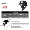 German-Style Motorcycle & Electric Scooter Safety Helmet for Men & Women - Skull Cap Design