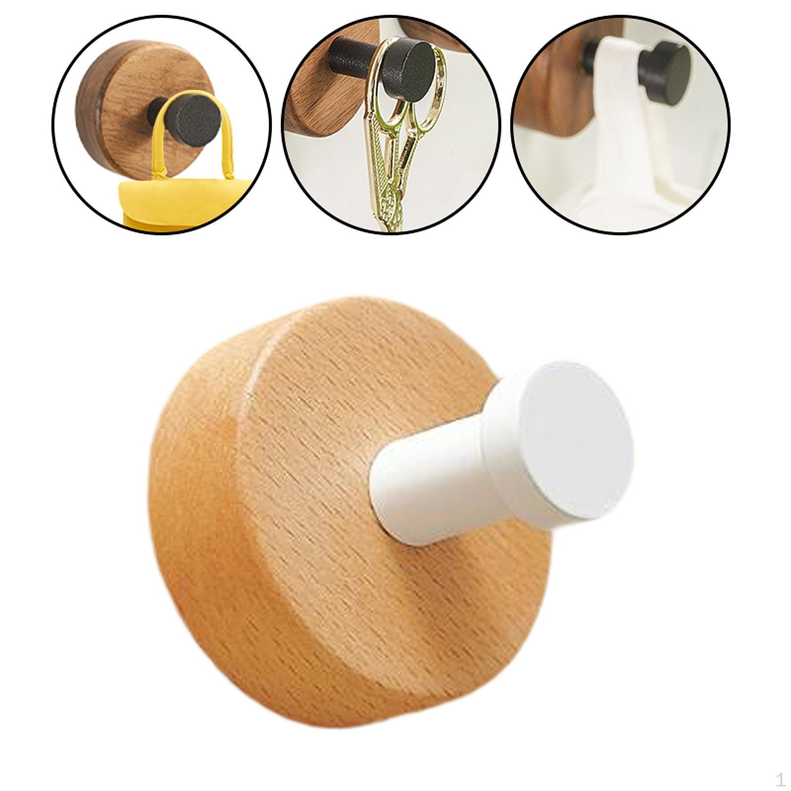 

Крючок для задней двери для шляп, настенная вешалка, одинарная упаковка, гостиная и гардероб light brown