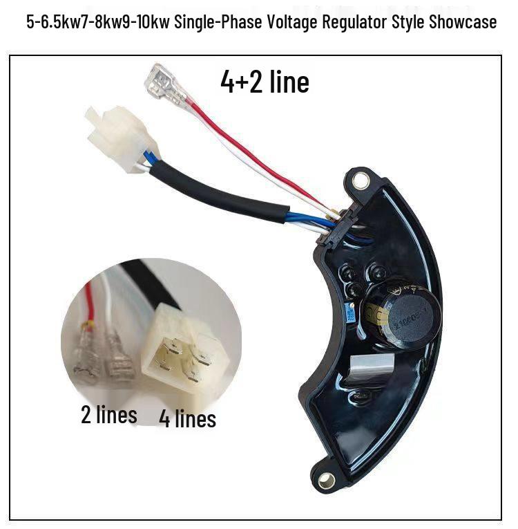 Einphasiger/Dreiphasiger Spannungsregler AVR Gleichrichter für Diesel-/Benzingeneratoren 3-10kW