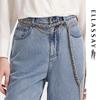 ELLASSAY Women's Tencel Lyocell Wide-Leg Denim Jeans