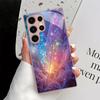 Colorful feather patterned glass phone case suitable for Samsung Galaxy S26 S25 S24 S23 S22 S20 FE/Ultra/Plus shockproof