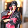 23CM Anime Naruto Shippuuden Uchiha Itachi Akatsuki Organization Gi Dress Up Model Toy Gift Collection Action Figure PVC