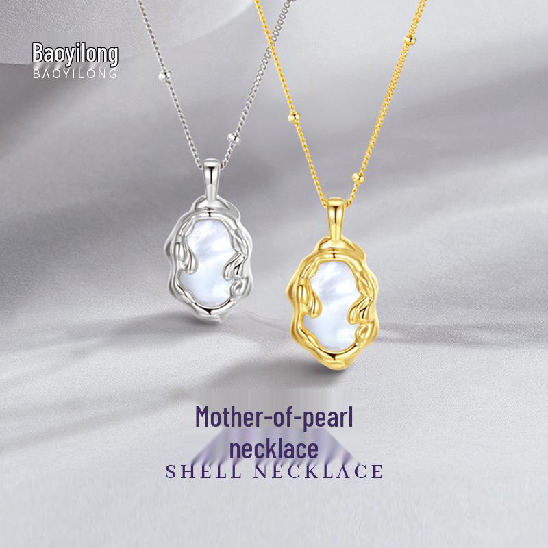 

Baoyilong S925 Silver Mother-of-Pearl Women s Necklace and Pendant 925 Silver