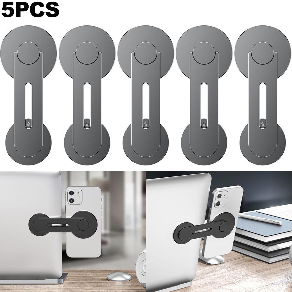 

Автомобильный магнитный держатель для ноутбука на боковую часть экрана для MacBook/iPhone 14 13 (серый)