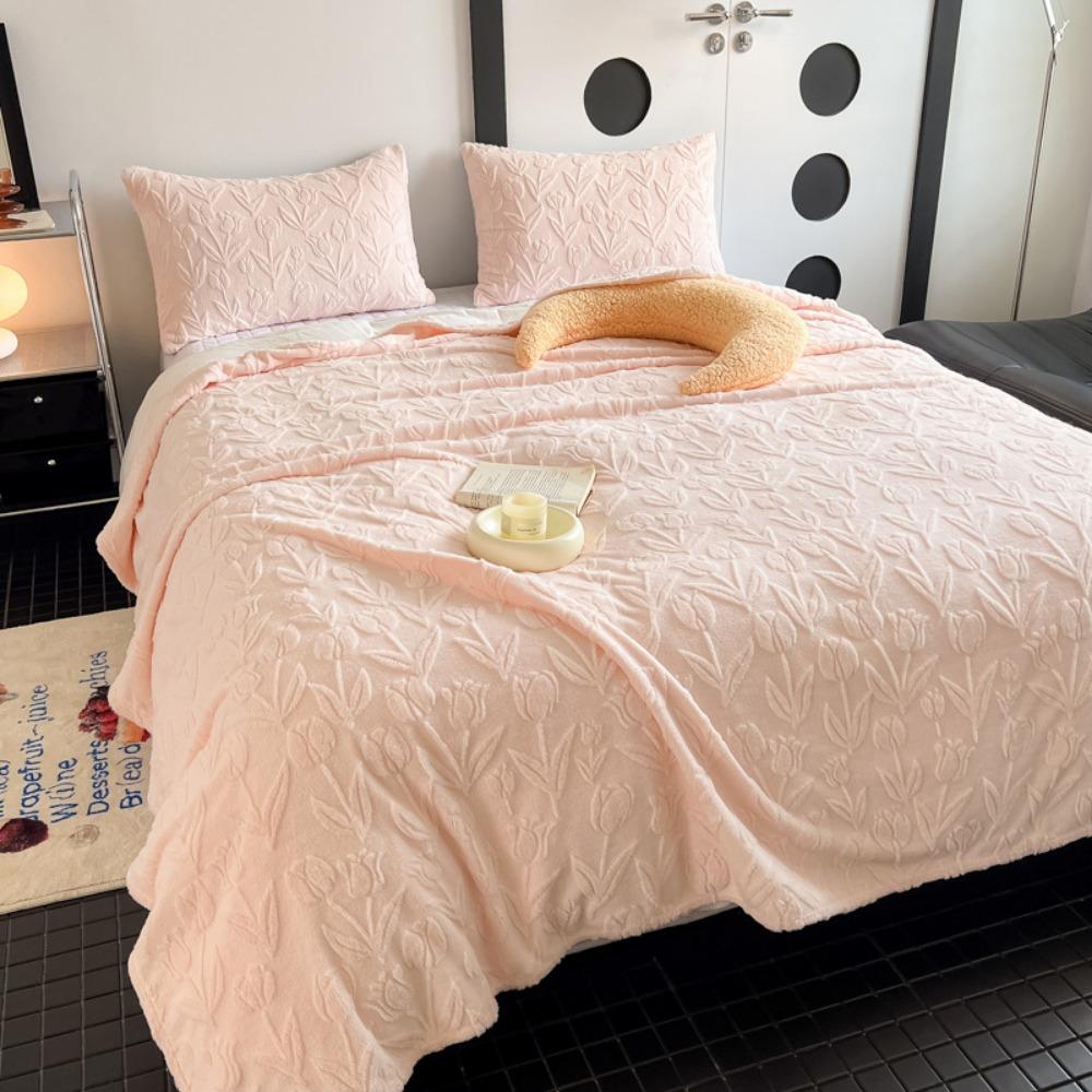 Manta para dormir de terciopelo de conejo de imitación