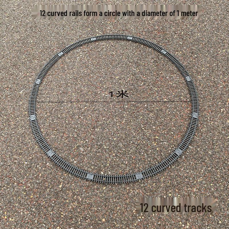 Electric Train Model Toy Track Set: Railway Crossing, Tunnel, and Bridge Accessories for Simulation and Sand Table Scenes