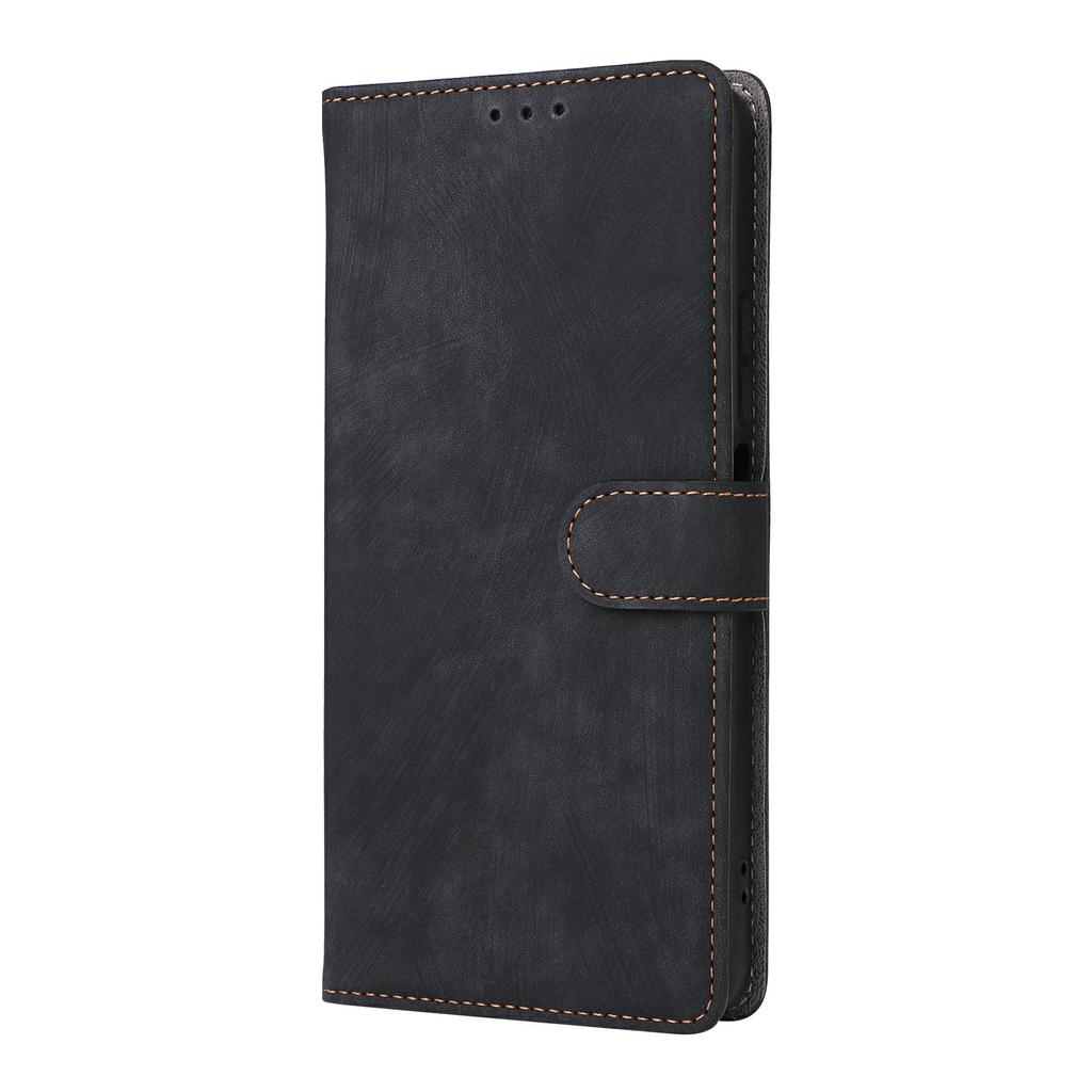 Etui portfelowe dla Realme Note 70T 4G/Note 70 4G/Narzo 80 Lite 4G/Realme C71 4G (Indie) Blokujący RFID Pokrowiec na telefon ze skóry PU z podstawką i paskiem