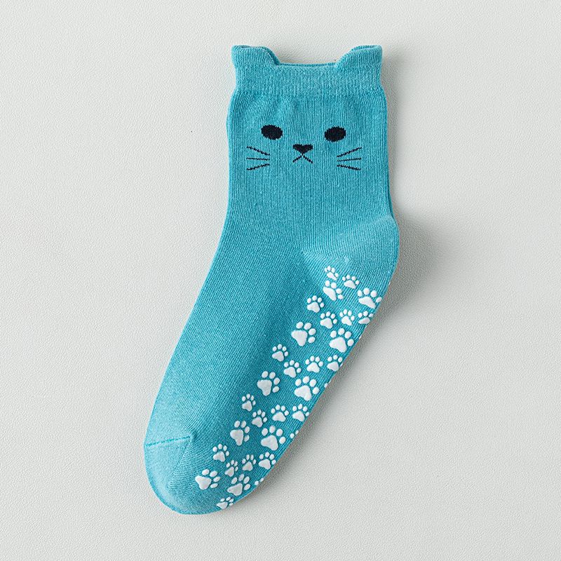 

Yoga Socks Women 2025 New Cute Cartoon Cotton Tube Socks Professional Non-Slip Pilates Fitness Sports Socks