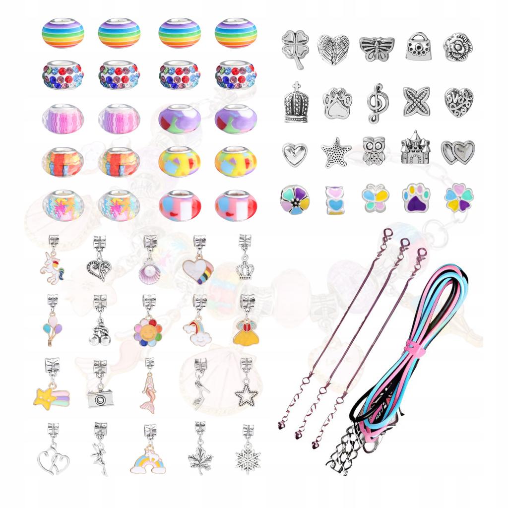 Jewelry Making Kit for Girls: Bracelets, Necklaces, Charms