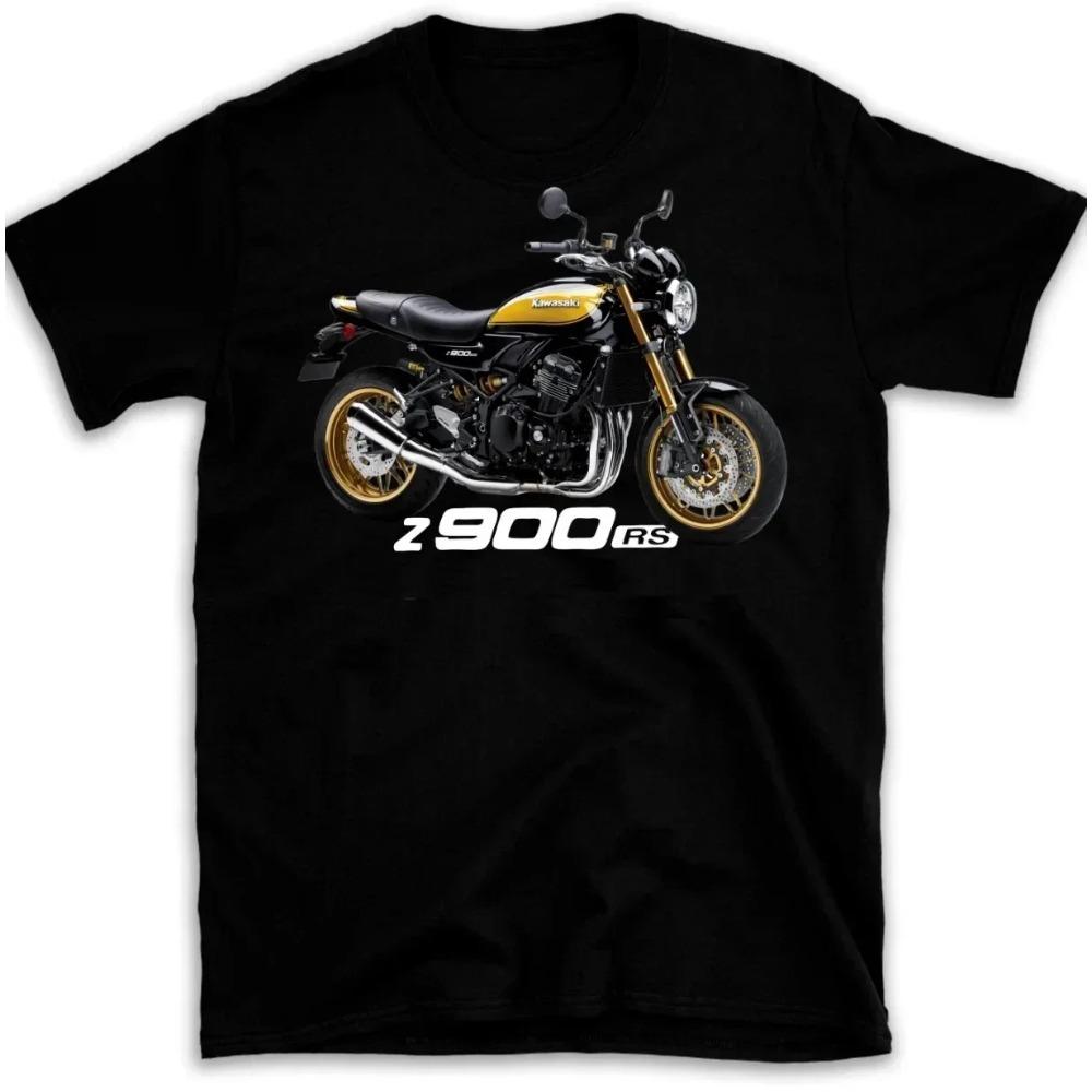 Pánské Z900 RS Japonský motocykl Klasické tričko 100% bavlna Kulatý výstřih Motocyklové tričko Letní Krátký rukáv Ležérní tričko