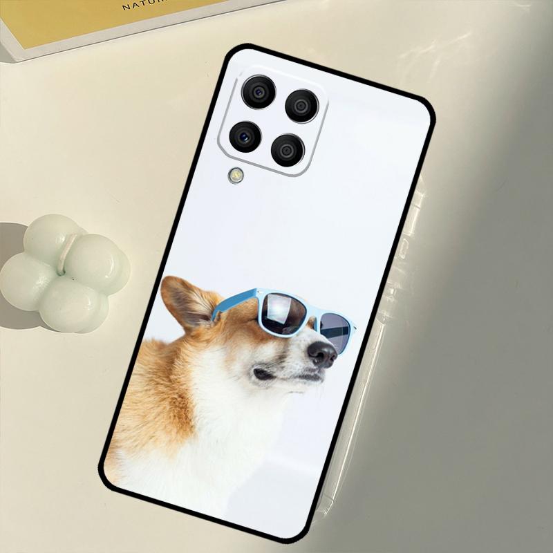 Cartoon Corgi Dog For Samsung Galaxy M31 M16 M11 M21 M13 M33 M35 M53 M55 M15 M14 M34 M54 M12 M32 M52 M06 Case