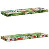 2 Piece Bench Cushions VUGHT 2 Pcs. 100percent  Polyester Multicolor