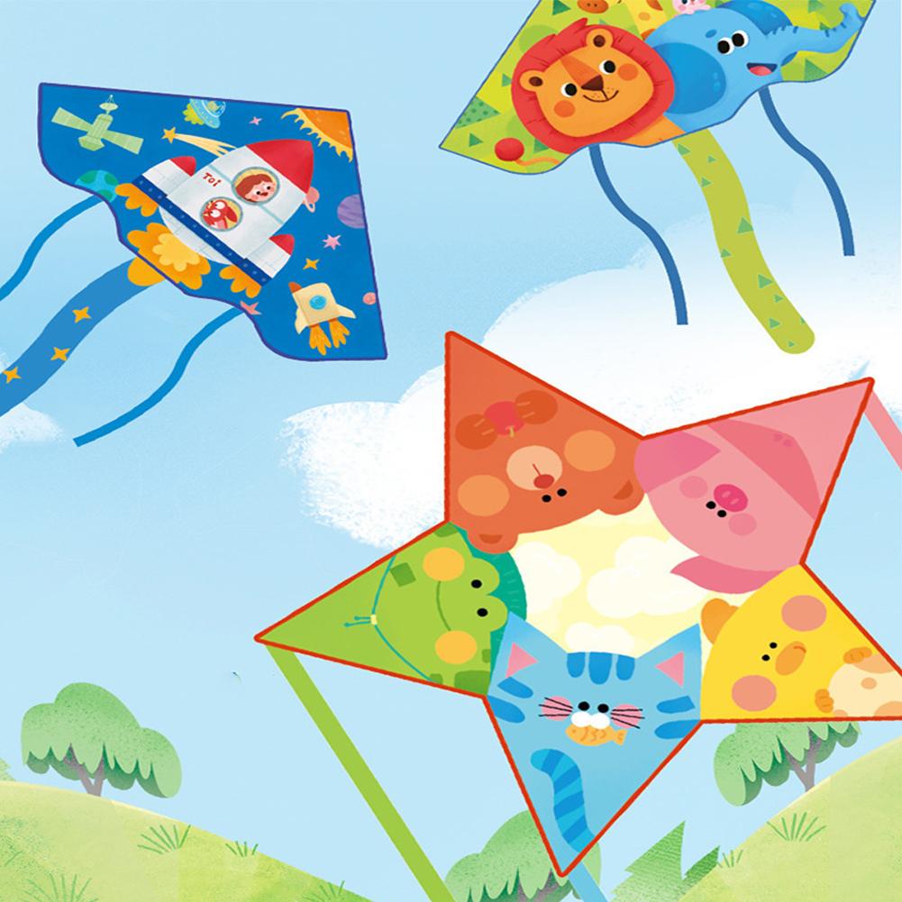 Kinder Drachen Einleiner Band Schwanz Drachen Mit 164ft Schnur Für Familie Outdoor Spiele Picknicks Strandausflüge Zusammenkünfte