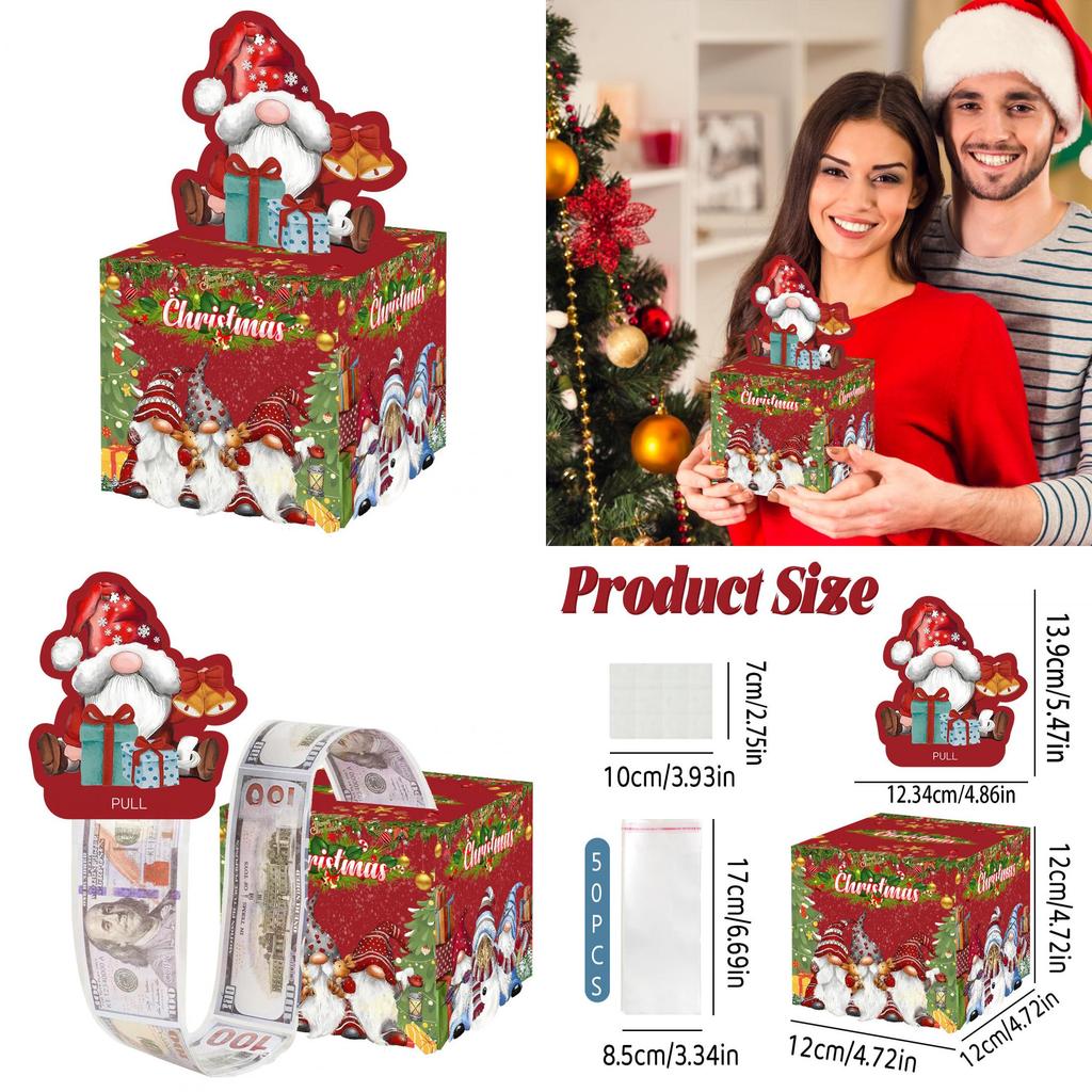 Party Decor Christmas Prop Gift Box For Holiday Celebrations And Giving Gift