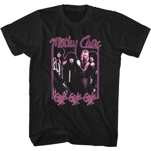 Motley Crue Girls Girls Girls Men T Shirt Metal Music Merch XXXL