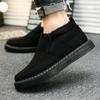 Cotton Men Ankle Boots Autumn Winter Plush Warm Slip-on Mens Loafers Shoes for Home 2024 New Arrivals Low Top Winter Snow Boots