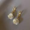 Gold Jewelry Elegant Opal Stud Earrings For Woman New Classic Jewelry Luxury Party Girl's Unusual Earrings