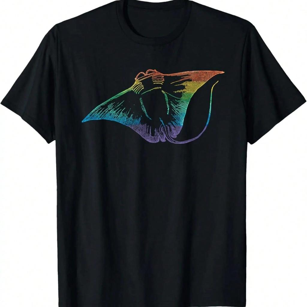 La Razza è il Mio Animale Spirituale Manta Ray Creature Marine Maglietta Maglietta