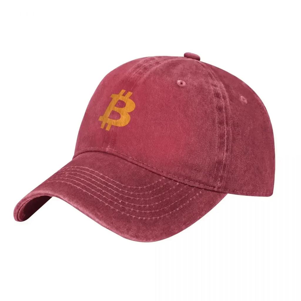 Bitcoin Cryptocurrency - Bitcoin BTC Baseball Cap Beach Designer Hat Snap Back Hat Elegant Women's Hats Men's