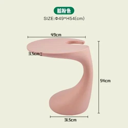 Unique Coffee Table Home Ornament Portable Modern Coffee Table Bedroom Nordic Round Korean Luxury Circle Mesa Centro Room