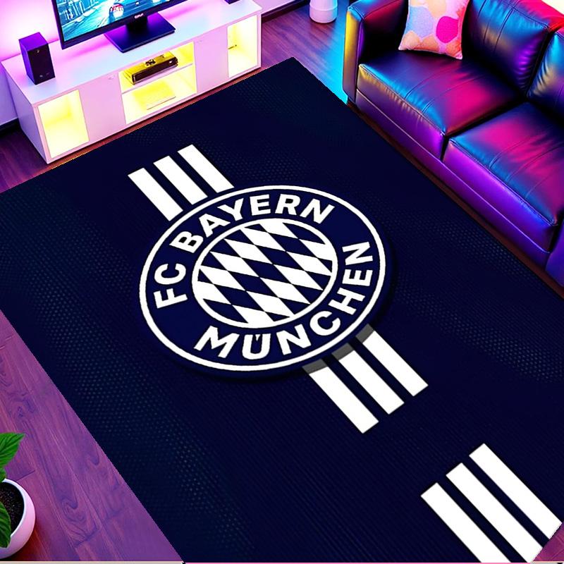 FC Bayern Print Rug, Washable Floor Carpet, For Entryway Dorm Laundry Room Office Study, Home Decor Birthday Christmas Gift