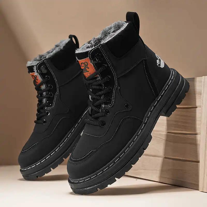 Fashion Snow Boot Long Wide Boots Vulcanize Fashion Man Sneakers Summer Man Shoes Sport Wide Fit Style Shoose College Tenus Street