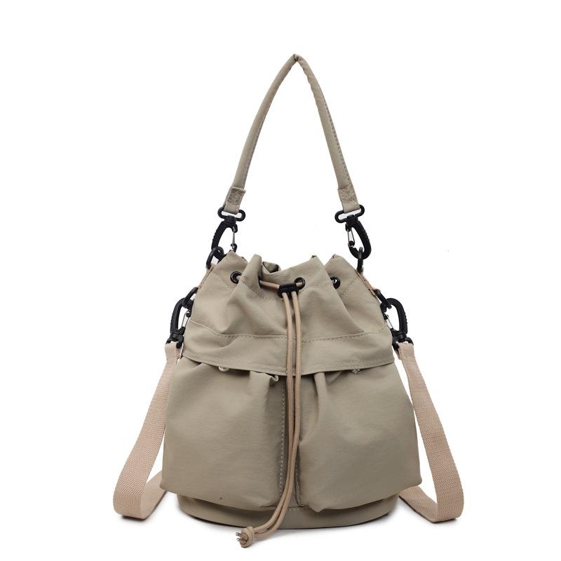 

Многофункциональная сумка через плечо большой вместимости Женский рюкзак на шнурке Сумка кроссбоди с несколькими карманами хаки