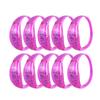 Pack of 10 LED Silicone Bracelets Flashing Light Up Wristband Accessory Adjustable Size Wrist Bands Jewelry for Party