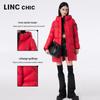 Jinyujie Women's Mid-Length Thickened Hooded Puffer Down Jacket Y23606272