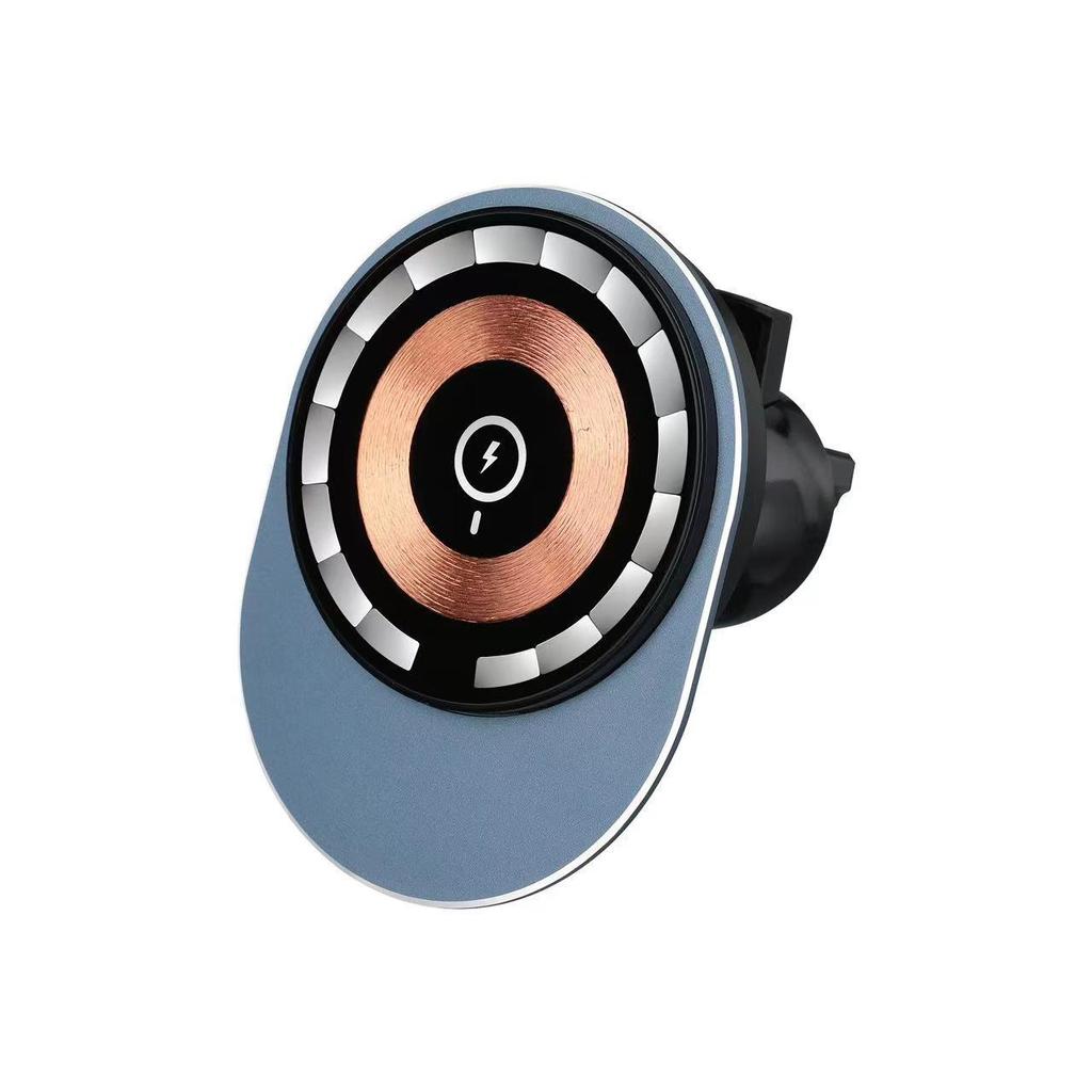 X16 Magnetische Kabellose Autoladungshalterung für iPhone 12/13/15W, Aluminiumlegierung