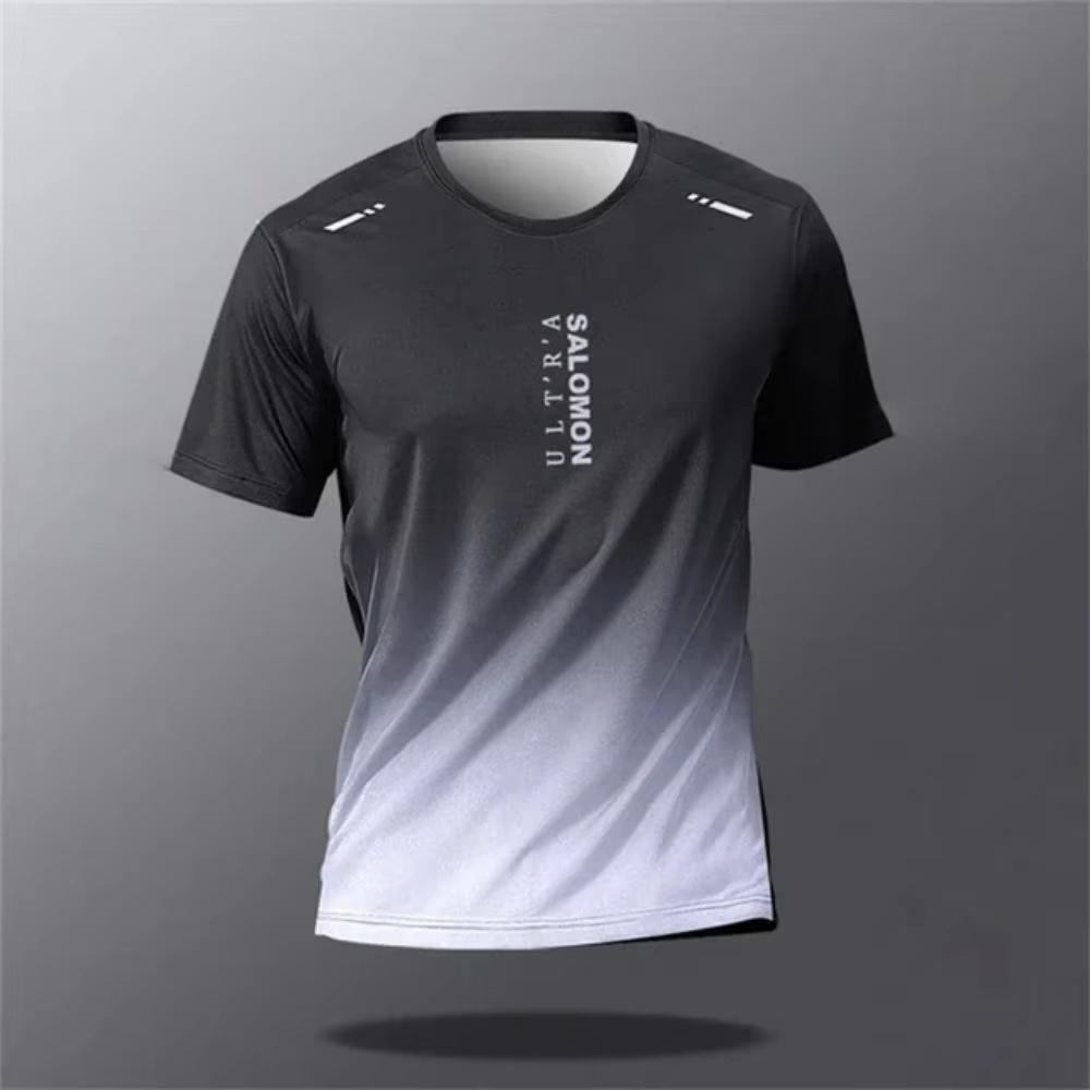 Summer Outdoor Running Sports T-Shirt Loose T-Shirt Summer 3d Printing Sports Leisure Dry Quickly Breathable Men's And Women's T-Shirt