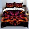 Abstract fiery smoke pattern. Bedding sets Duvet cover sets Duvet covers Pillowcases(1 * Duvet Cover 2 * Pillowcases, without duvet insert)