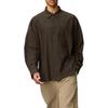 UNIQLO Fashionable Retro Commuter Loose Comfortable Casual Plaid Long Sleeve Shirt Unisex shirts 488793-36