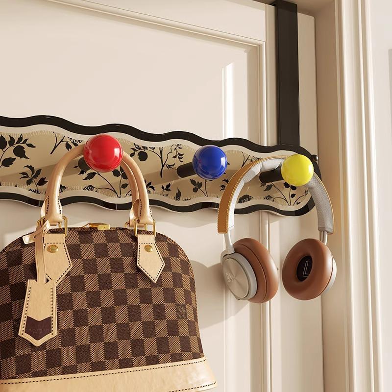 American-Style Over-the-Door Hook: Punch-Free Coat, Hat, and Bag Hanging Storage Rack