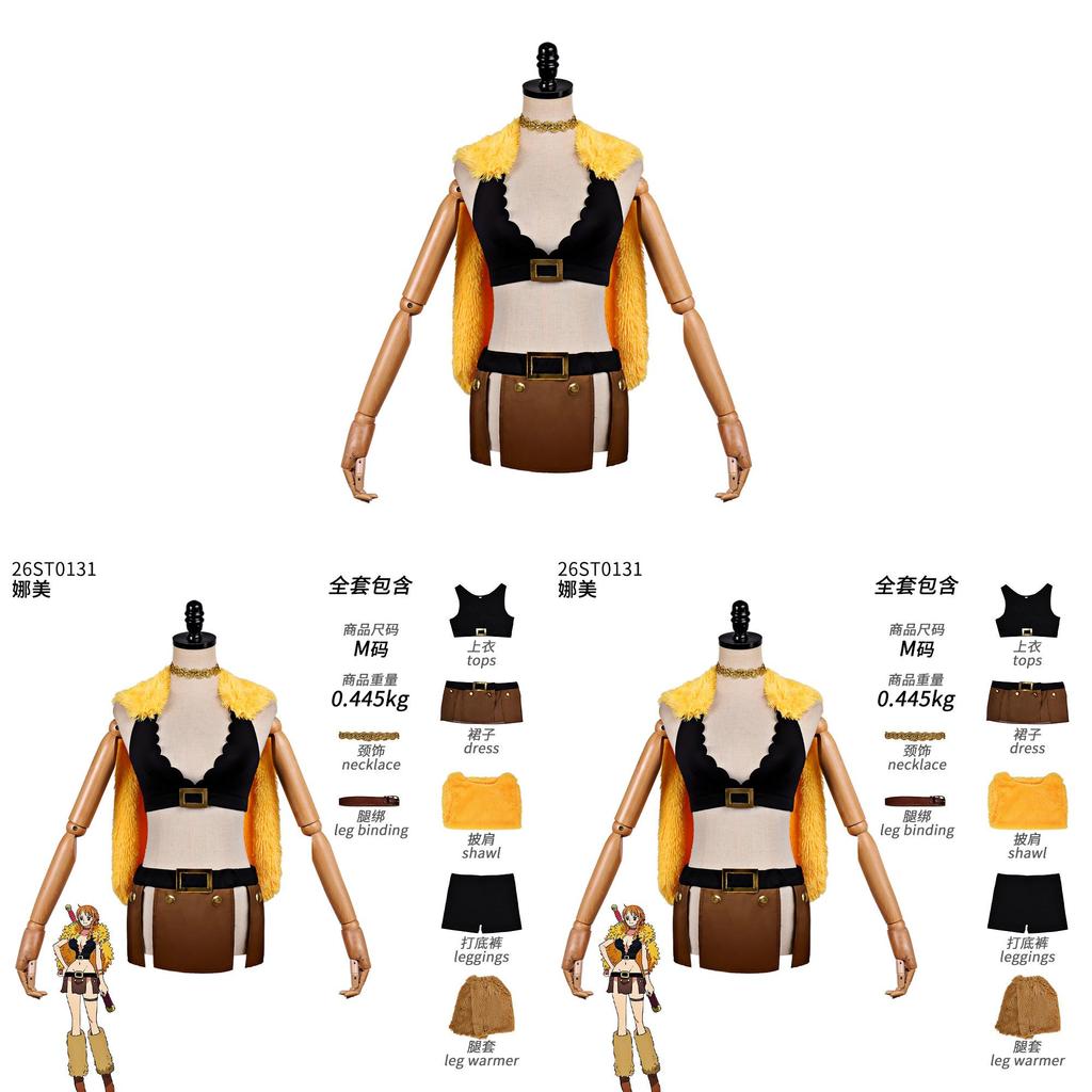 One Piece Nami Cosplay Costume For Anime Role Play With Polyester Material For Cosplayers