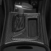 2pcs Carbon Fiber Console Gear Shift Box Panel Cover For Dodge Charger 2015-