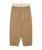 AJOBYAJO High Waist Oversized Pants [Beige]