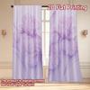 Set Of 2 Flat Printing Curtains Without Rod Floral Harmony Lavender Holiday Easter Printed Prints Light Filtering Made Polyester