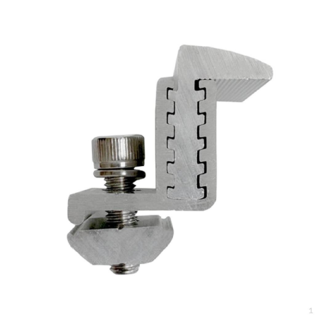 Photovoltaic Module Mounting Grip Aluminum Alloy Panel Edge Clamp Adjustable