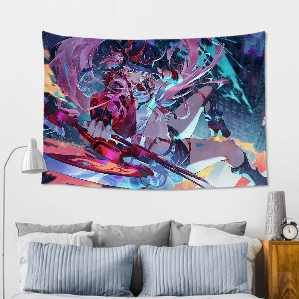 

Rapa Animated Game Honkai Star Rail Tapestry Room Decor Wall Cloth Party Hanging Background Room Decor Baby Room 50x70