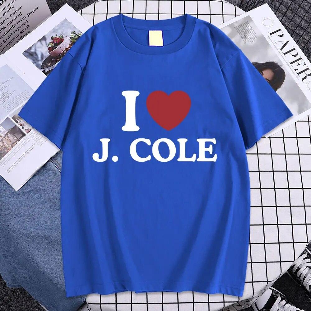 

Футболка I Love J Cole Graphic Tee 2023s Реп Хіп Хоп Панк Футболка з короткими рукавами унісекс Жіноча модна вінтажна велика футболка Harajuku M